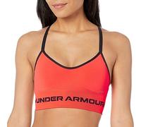Under Armour Women's Ua Seamless Low Long Sports Bra Undershirt, red, XS