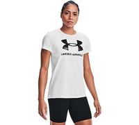 Under Armour Womens UA Sportstyle Graphic T-Shirt White/Black XL