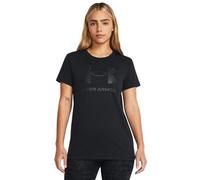 Under Armour Womens UA Sportstyle T-Shirt Graphic Tee Top Black/Black M