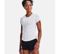 Under Armour Women's Ua Streaker Short sleeves, White White Reflective, 14 UK