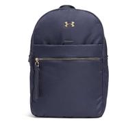 Under Armour Women's UA Studio Campus Backpack Bag, Downpour Gray / / Metallic Gold, One Size