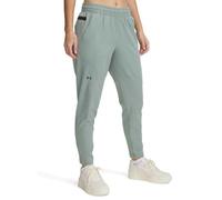 Under Armour Women's Unstoppable Hybrid Pants, (348) Silica Green / / Black, M