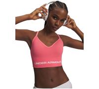 Under Armour Women's Vanish Seamless Light Support Sports Bra - Bittersweet Pink/White - Size: Small