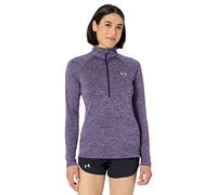 Under Armour Womens Warmup Tops Ua Tech™ Twist 1320128-571 Women's Half Zip Shirt, Purple Switch, XL