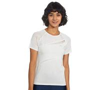 Under Armour Women's Warrior Knitted T-Shirt, Womens, T-Shirt, OBER-77_1328290_112_MD, White, MD