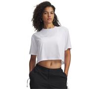 Under Armour Wm Crop Short Sleeve T-shirt White M Woman