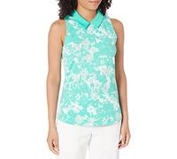 Under Armour Womens Zinger Rise Sleeveless Golf Polo Shirt - Neptune