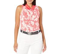 Under Armour Women's Zinger Rise Sleeveless Golf Polo Sleeveless Polo Vermillion