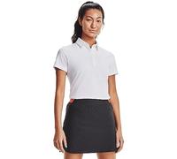Under Armour Womens Zinger Short Sleeve Polo Breathable White/Silver 14