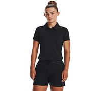 Under Armour Women's Zinger Short Sleeve Polo Shirt, Black, XS