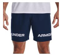 Under Armour Woven Graphic Wordmark Mens Training Shorts - Navy
