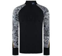 Under Armour Zip Up Black /Grey Mens Qualifier Run 2.0 II Sweaters 1365664 002 - Size Small