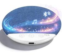 Under Bluetooth Pillow Speaker with White Noise,Ultra-Thin Under Pillow Sleep Sound Machine for Sleeping Adults,Rechargeable Sleep Aid Speaker with Timer,Valentine's Day Gifts for Her/Him (1Pcs)