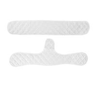 Under Bra Liners - 10 Pieces, Cotton, 44 cm | Sweat Absorbent, Odor Control, Moisture Wicking, Reusable, Targets Underarms, Under Chest, Tummy - Pos Nursing, A, Consulte la descripción