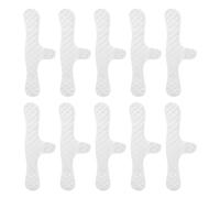Under Bra Sweat Liners - 10pcs Cotton Washable Reusable Moisture Control Inserts, Sweat Absorbing Pads | Sports Underwear Liners, Breathable Anti Sweats Protection Pads, Odor Reduction Comfort Wear
