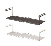 Under Cabinet Basket - 40 Cm Extendable Wire Basket, Kitchen Pantry Storage Rack, Expandable Under Counter Organizer | Space Saving Undere Shelf Storage For Spices Utensils Cupboard