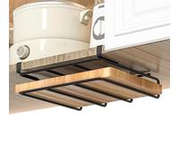 Under Cabinet Cutting Board Holder - Stainless Steel 26.8x25.8x3cm | Chopping Board Organizer | Cutting Boards Stand Under Cabinet | Cabinets Boards Organizer Holder Rack For Kitchen Utensils Tool