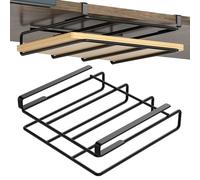 Under Cabinet Cutting Board Holder Stainless Steel Chopping Board Holder Cutting Board Storage Rack Kitchen Heavy Duty Cutting Board Hanging Rack 10.6x10.2x3.3