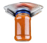 Under Cabinet Jar Opener Stainless Steel - Single Handed Can Lid Opener, Multi-Functional Home Assistance for Seniors, The Elderly, Chefs, Weak Hands