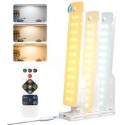 Under Cabinet Kitchen Lights Wardrobe lights Motion Sensor, Rechargeable Cabinet Light with Charging Station, LED Cupboard lighting, Dimmable & 3 Colors, Under Counter Light for Stairs Closet, 3 Pcs