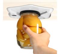 Under Cabinet Lid Jar Opener - for Weak Hands and Seniors with Arthritis - Heavy Duty, Allows to Easily Unscrew Any-Size Lid - Effortless Bottle & Can Opener for your Kitchen