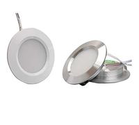 Under Cabinet Light Kit, 12V Low Voltage Ultra-Thin LED Downlight LED Display Cabinet Light Cabinet Light with 2M Terminal Wire for Kitchen, Closet, Counter, Cupboard, Shelf, Wardrobe