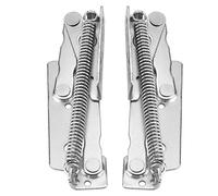 Under Cabinet Removable Shelf Hinges Locking Cabinet Door Hinges 14×8×4 2 Piece Set Steel Spring Hinge for Cabinet