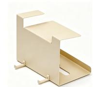 Under Cabinet Toilet Paper Holder 18cm Carbon Steel No Drill