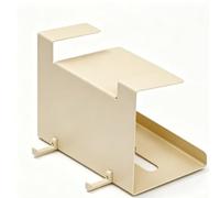Under Cabinet Towel Holder Carbon Steel White 18cm
