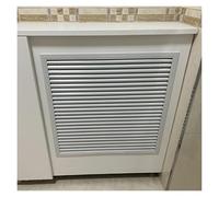 Under Cabinet Vent Cover 8-26 Inch Adjustable White Return Grille Ventilation Grill for Ceiling/Wall Detachable Design for Easy Cleaning Fits Most Standard Duct Sizes