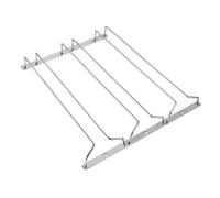 Under Cabinet Wine Glass Holder - 3-Tier Stemware Rack for Kitchen & Bar 9-Inch Space-Saving Design with Mounting Screws Ideal Glassware nizer for Home & Entertaining