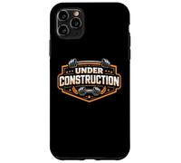 Under Construction Gym Workout Bodybuilder Weight Lifting Case for iPhone 11 Pro Max