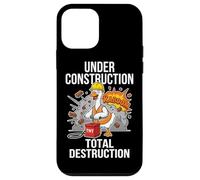 Under Construction Total Destruction Funny Demolition Goose Case for iPhone 12 mini