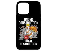 Under Construction Total Destruction Funny Demolition Goose Case for iPhone 13 Pro Max