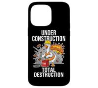 Under Construction Total Destruction Funny Demolition Goose Case for iPhone 14 Pro Max