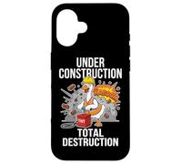 Under Construction Total Destruction Funny Demolition Goose Case for iPhone 16
