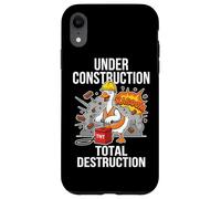 Under Construction Total Destruction Funny Demolition Goose Case for iPhone XR