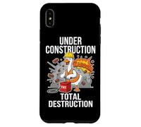 Under Construction Total Destruction Funny Demolition Goose Case for iPhone XS Max