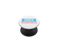 UNDER CONSTRUCTION Trans Flag LGBTQ Gender Transitioning PopSockets Adhesive PopGrip