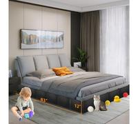 Under Couch Blocker 7 Pack Under Bed Blocker for Pets 83" L X 12”H in Total Easy to Install Keep Toys from Going Under Bed or Furniture, Black