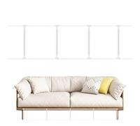 Under Couch Blocker for Pets,Adjustable Transparent Guards | Under Furniture Blocker | for Cats Dogs Kitten Home Furniture Sofa Chair Living Room Bedroom Corner Doorway