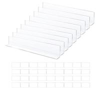 Under Couch Blocker with Adhesive Stickers, 15.7" L x 3.1" H Under Bed Blocker for Pets Cat Dog, Adjustable Clear Under Sofa Blocker, Furniture Couch Gap Blocker Bumper (9 Pack)