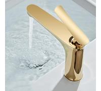 Under Counter Basin hot and Cold Basin Faucet Bathroom Toilet wash Basin Faucet, White Silver