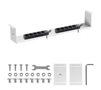 Under-Counter Cable Organiser Cable Holder Cable Duct 85.5 cm White