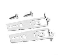 Under Counter Dishwasher Clips Kit for Secure Install(2) | Robust carbon steel, rust- for proof coating, supports heavy appliances, moist kitchen environments, for durable long-term