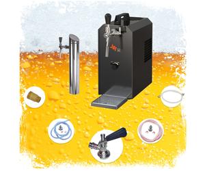 Under counter сomplete set - JET 30K 1-line home draft beer pump dispenser, beer machine with air pump, 30 liter/h beer cooler NC Adapter