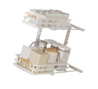 Under Counter Sliding Storage Rack Pull Out Cabinet Organizers 2 Tiers Slide Out Sink Shelf Cabinet Storage Shelves Under Sink Rolling Shelf
