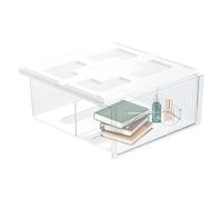 Under Desk age Box - Dustproof Space Saving | Extendable Organizer Box For Pens,for Pen Scissors Paper Towel Makeup Home Study Office Hotel Bedroom