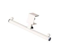 Under Desk Bag Hook, Adjustable Clamp on Table Hanger, Heavy-Duty Carbon Steel No Drill Holder, Storage Organizer for Backpack, Purse, Headphone, for Office Dorm Home Classroom (White2)