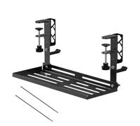 Under Desk Cable Management - 39.7 cm Metal Clamp Holder without Holes - Cable Management Under the Worktop - for Living Room Home Apartment Dormitory Office Internet Approx